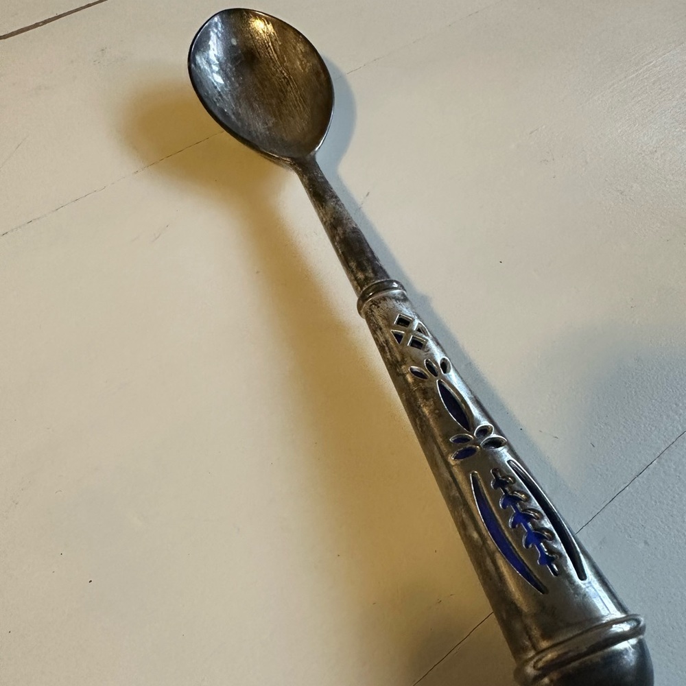 Large silver Serving spoon